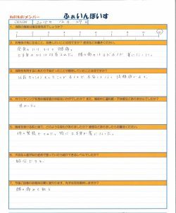 腰の痛みを自分で治そうとするのだが悪化の一途・・・　それから１０日後のご来院